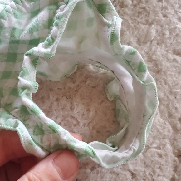 ●SOLD●Bundle pink zebra sequin green thongs - Picture 8 of 9